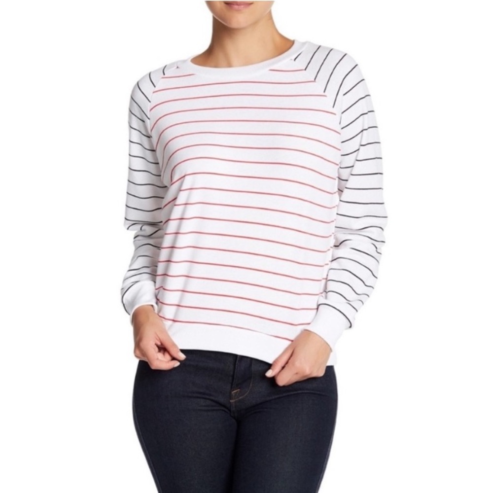 Host Pick!! Wildfox striped sweatshirt nwot sz M